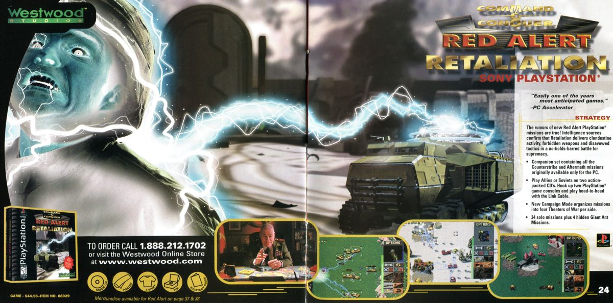Command & Conquer: Red Alert - Retaliation Catalogue (Catalogue Advertisements): 821121 (pg.23-24)