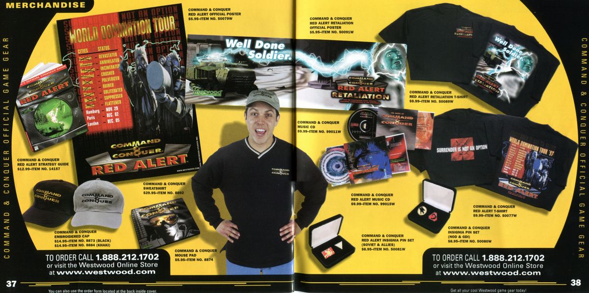 Command & Conquer Catalogue (Catalogue Advertisements): 821121 (pg.37-38)