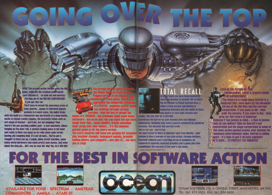 S.C.I.: Special Criminal Investigation Magazine Advertisement (Magazine Advertisements): CU Amiga Magazine (UK) Issue #15 (May 1991). Courtesy of the Internet Archive. Pages 2-3