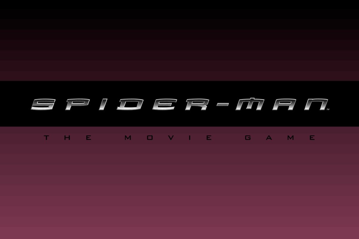 Spider-Man Logo (Activision E3 2001 Press Kit): Spider-Man: The Movie Game Logo