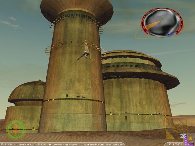 Star Wars: Rogue Squadron II - Rogue Leader Screenshot (Official Web Site (2003)): Mission: Tattooine Training