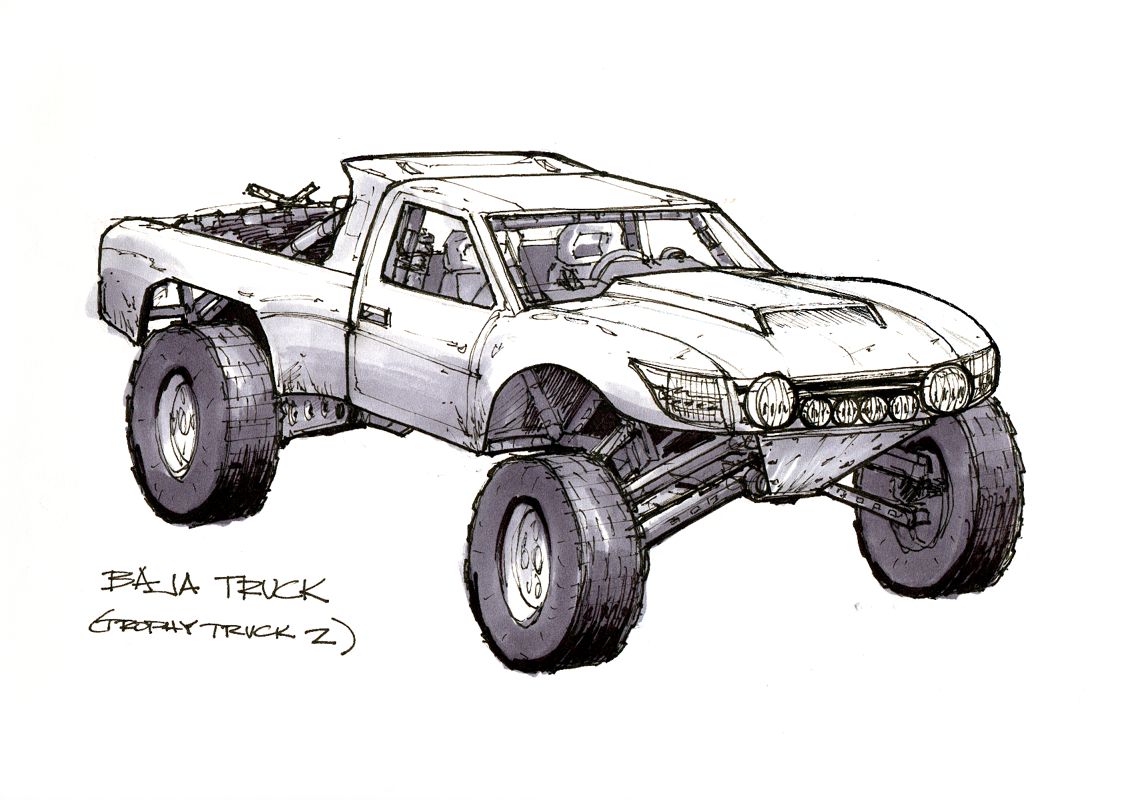 Smuggler's Run 2: Hostile Territory Concept Art (Rockstar Electronic Press Kit (EPK)): Baja Truck