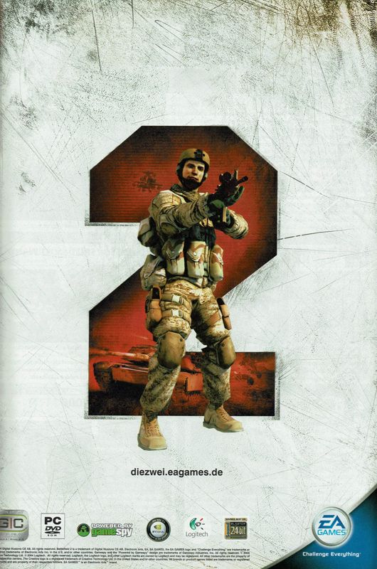 Battlefield 2 Magazine Advertisement (Magazine Advertisements): GameStar (Germany), Issue 07/2005