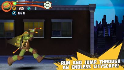 Teenage Mutant Ninja Turtles: Rooftop Run Screenshot (iTunes Store)