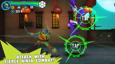 Teenage Mutant Ninja Turtles: Rooftop Run Screenshot (iTunes Store)