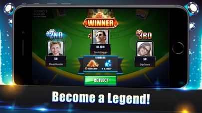Blackjack Legends: 21 Online Screenshot (iTunes Store)