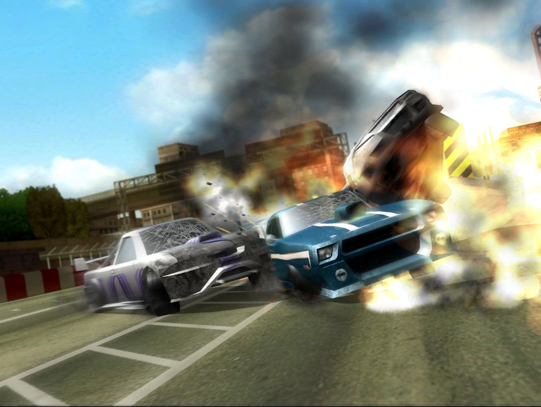 Crash 'N' Burn Render (Eidos Digital Press Kit E304): Key Art