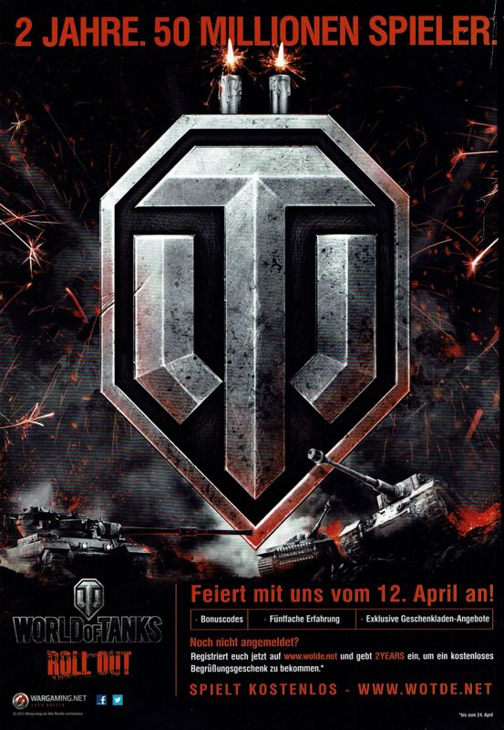 World of Tanks Magazine Advertisement (Magazine Advertisements): GameStar (Germany), Issue 05/2013