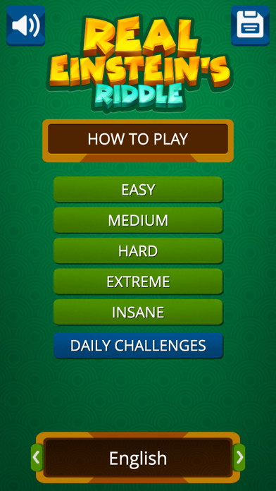 Einstein's Riddle Logic Puzzle Screenshot (iTunes Store)