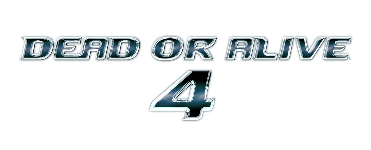 Dead or Alive 4 Logo (Tecmo 2005 Product Lineup: Electronic Press Kit): Vertical