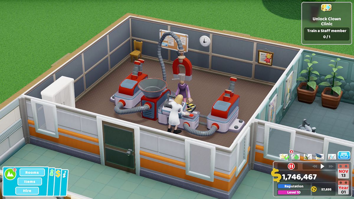 Two Point Hospital Screenshot (Nintendo.com)