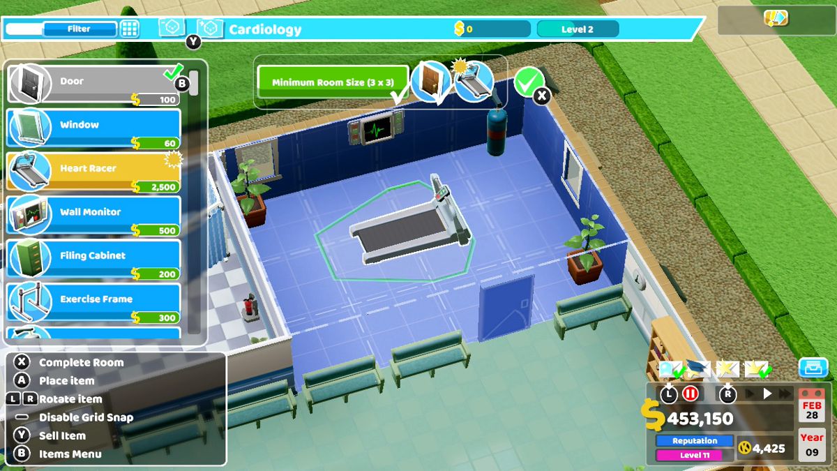 Two Point Hospital Screenshot (Nintendo.com)