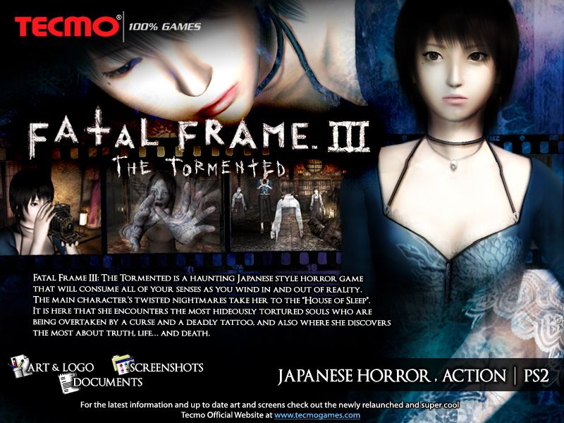 Fatal Frame III: The Tormented Other (Tecmo 2005 Product Lineup: Electronic Press Kit)