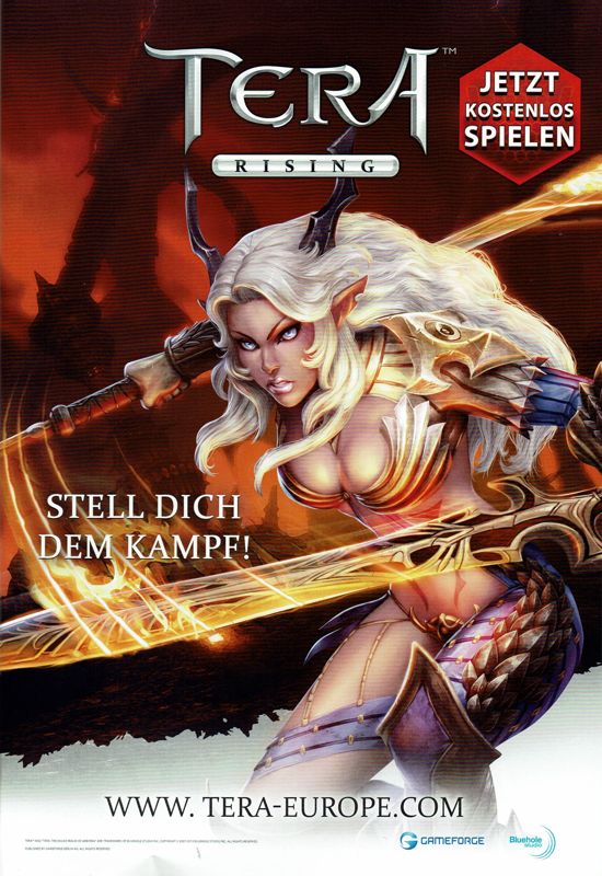 Tera Magazine Advertisement (Magazine Advertisements): GameStar (Germany), Issue 06/2013