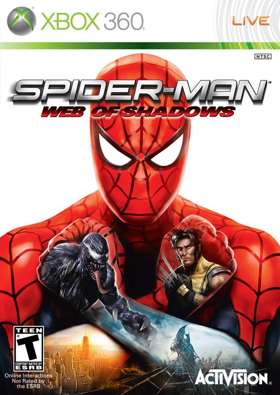 Spider-Man: Web of Shadows Other (Spider-Man: Web of Shadows Final Press Kit): XBOX 360 Box Shot