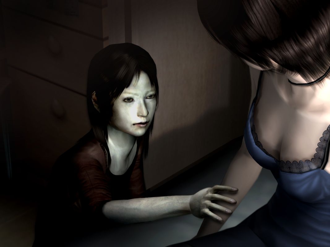 Fatal Frame III: The Tormented Render (Tecmo 2005 Product Lineup: Electronic Press Kit): Ghost bedside