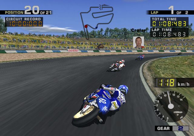 MotoGP Screenshot (PlayStation 2 Tokyo Game Show 22/09/2000 Artwork Update): Motegi
