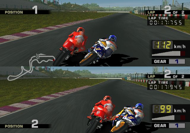 MotoGP Screenshot (PlayStation 2 Tokyo Game Show 22/09/2000 Artwork Update): VS