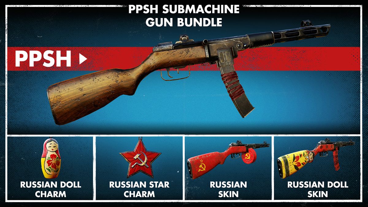 Zombie Army 4: Dead War - PPSH Submachine Gun Bundle Screenshot (PlayStation Store)