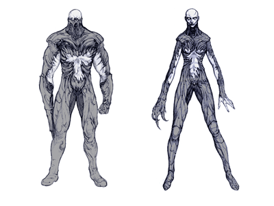 Breakdown Concept Art (Official Website): Stealth and Elite T'lan Warriors
