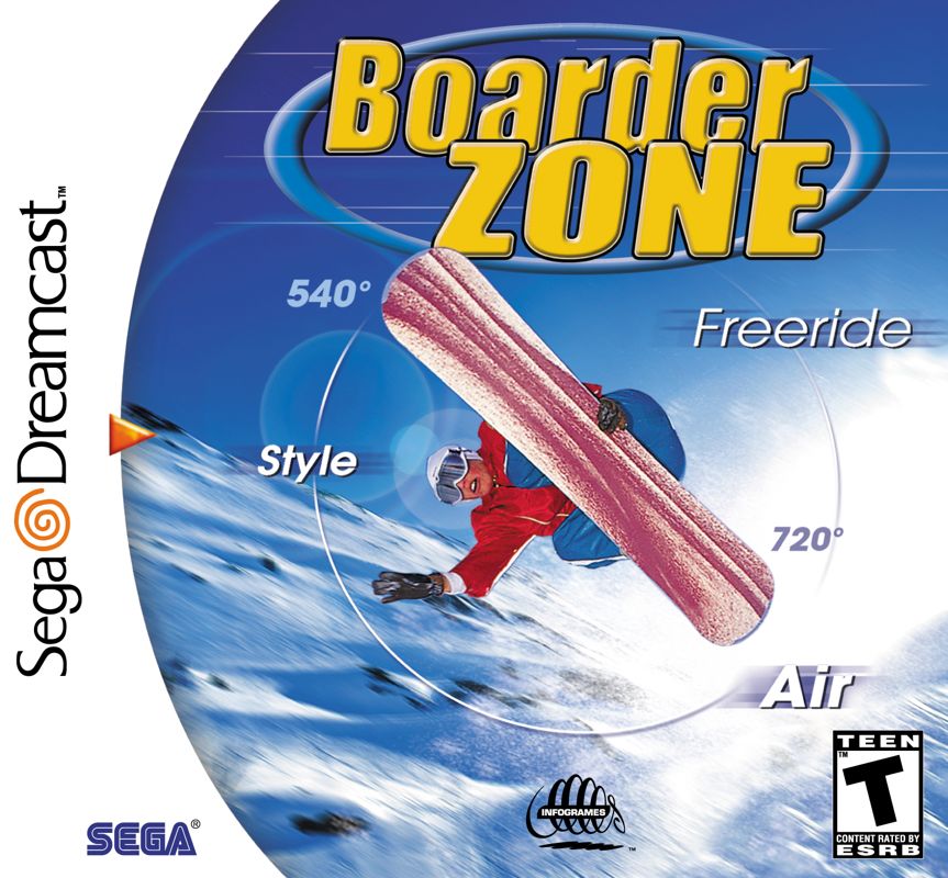 Boarder Zone Other (Infogrames Additional E3 Art): DC boxfront