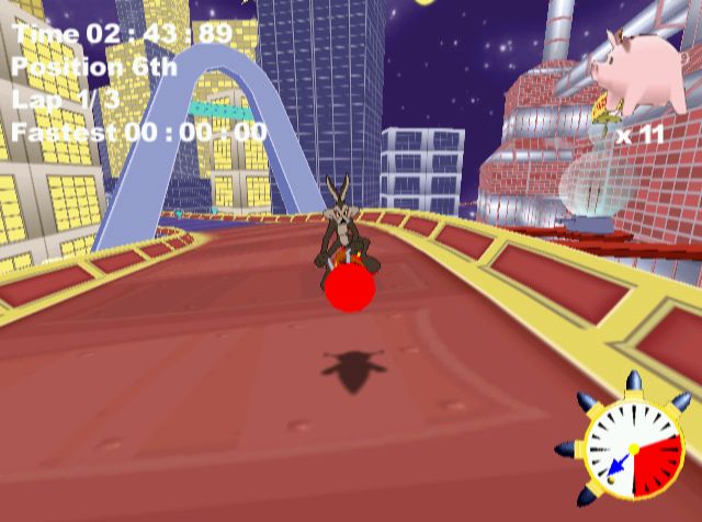 Looney Tunes Space Race official promotional image MobyGames