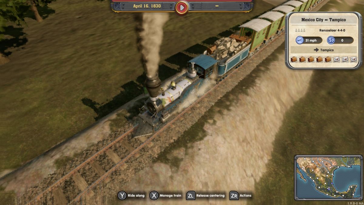 Railway Empire: Nintendo Switch Edition Screenshot (Nintendo.com.au)
