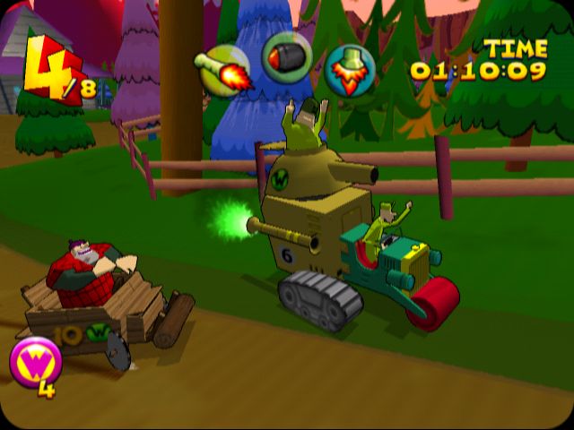 Wacky Races Screenshot (Infogrames Additional E3 Art): Dreamcast