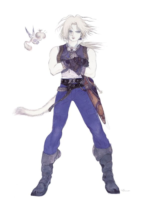 Final Fantasy IX Concept Art (Square Europe Press Kit - E3 2000): Zidane