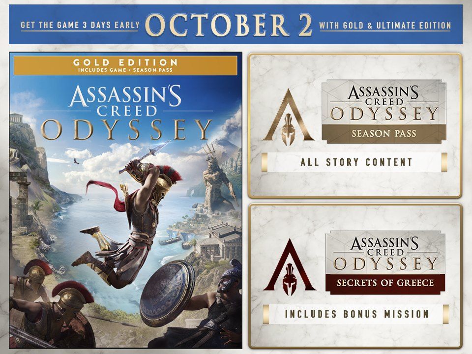 Assassin's Creed: Odyssey (Gold Edition) Other (Edition Info)