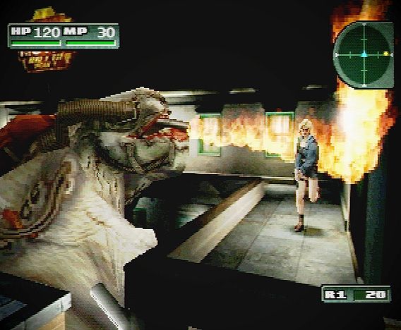 Parasite Eve 2 - Battle against The Burner