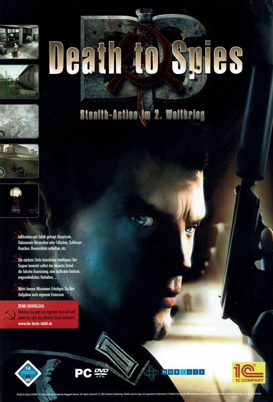 Death to Spies Magazine Advertisement (Magazine Advertisements): GameStar (Germany), Issue 11/2007