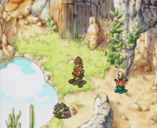 SaGa Frontier 2 Screenshot (Square Europe Press Kit - E3 2000): Scene - Pond