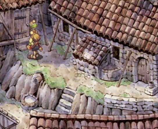 SaGa Frontier 2 Screenshot (Square Europe Press Kit - E3 2000): Scene - Village