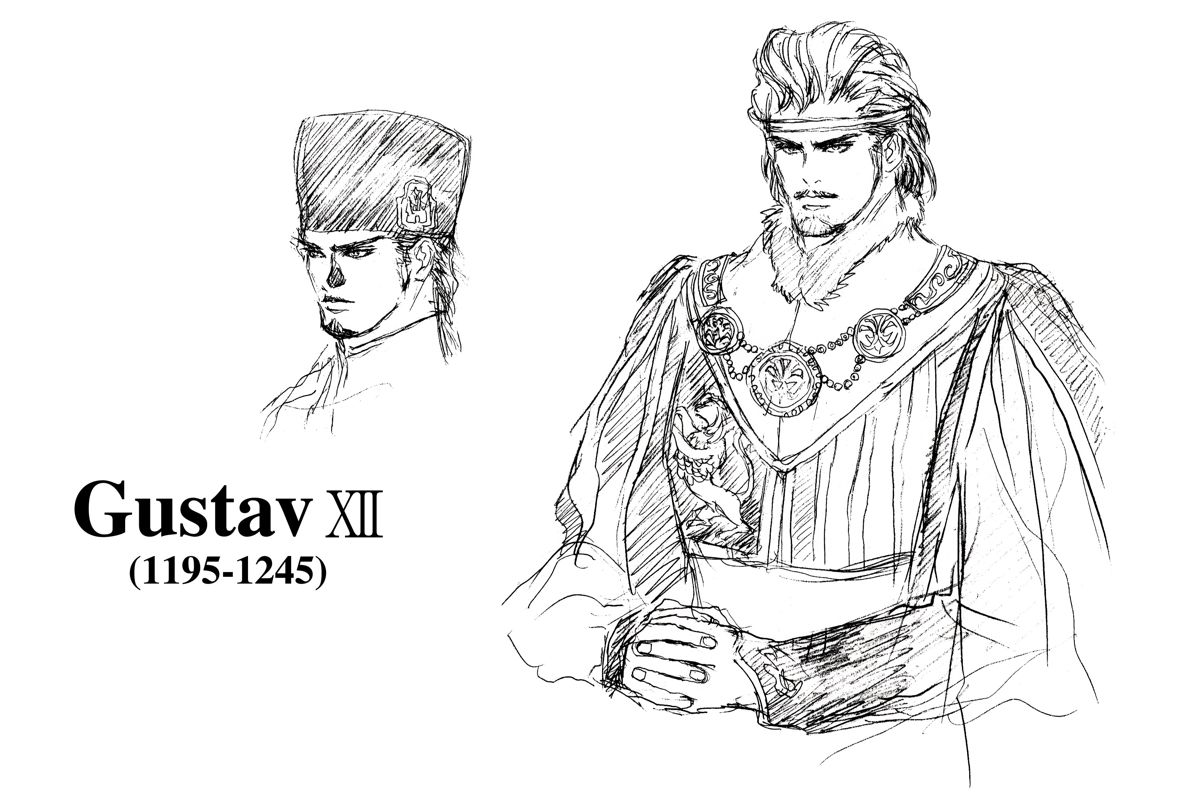 SaGa Frontier 2 Concept Art (Square Europe Press Kit - E3 2000): Gustav XII