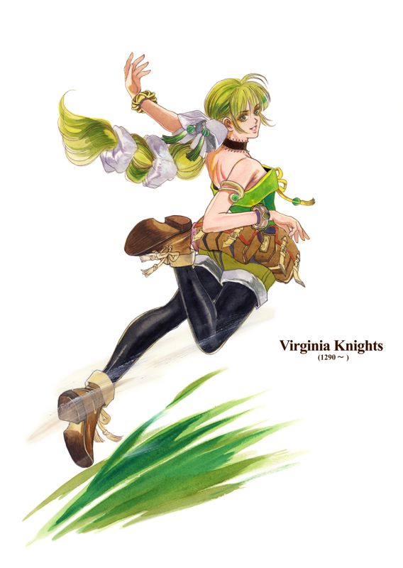 SaGa Frontier 2 Concept Art (Square Europe Press Kit - E3 2000): Virginia Knights