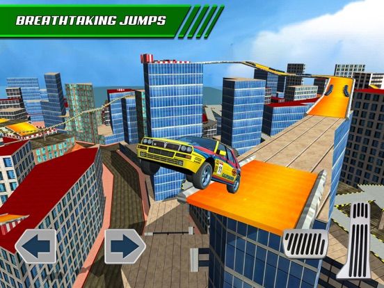 Roof Jumping: Stunt Driver Sim Screenshot (iTunes Store)