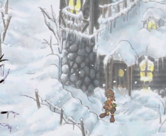 SaGa Frontier 2 Screenshot (Square Europe Press Kit - E3 2000): Scene - Snow