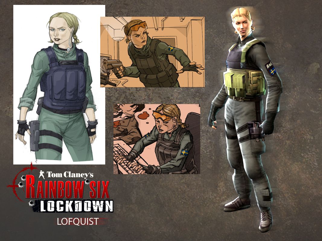 Tom Clancy's Rainbow Six: Lockdown Concept Art (Ubisoft Press Kit E3 2005): Lofquist