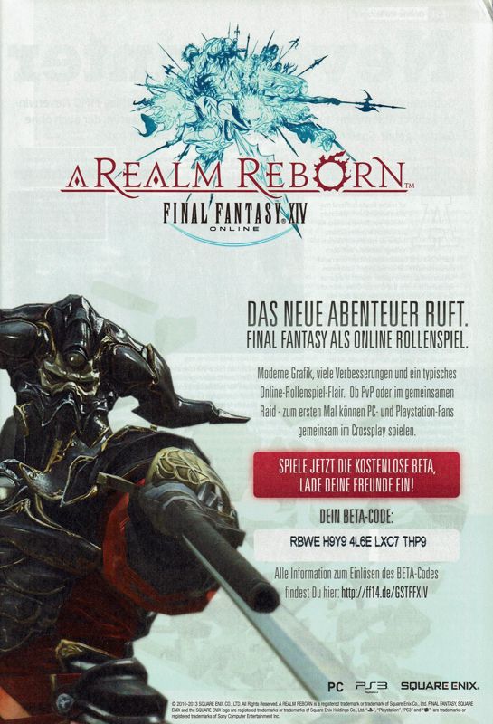 FINAL FANTASY XIV Promotional Site