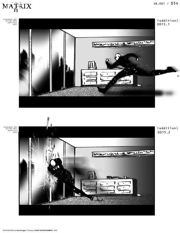Enter the Matrix Concept Art (Enter the Matrix Digital Press Kit): Storyboard 4