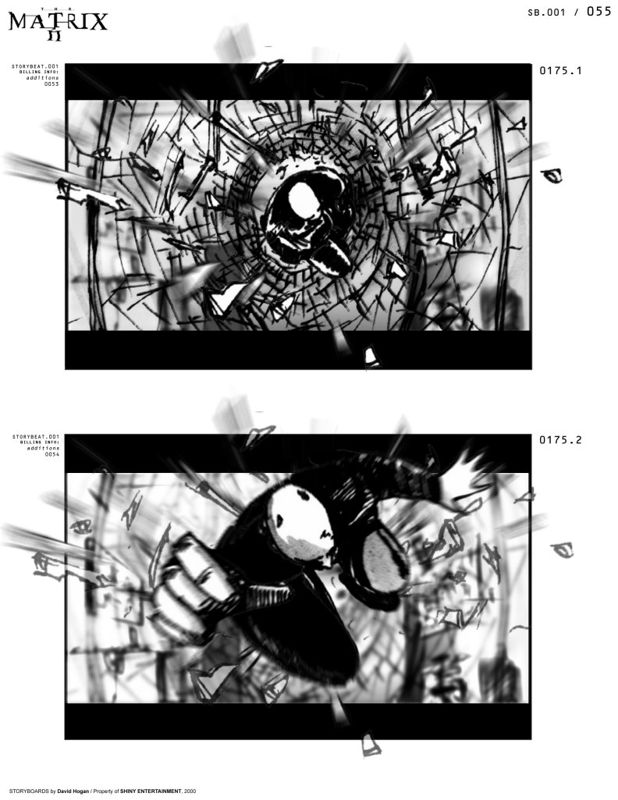 Enter the Matrix Concept Art (Enter the Matrix Digital Press Kit): Storyboard 5
