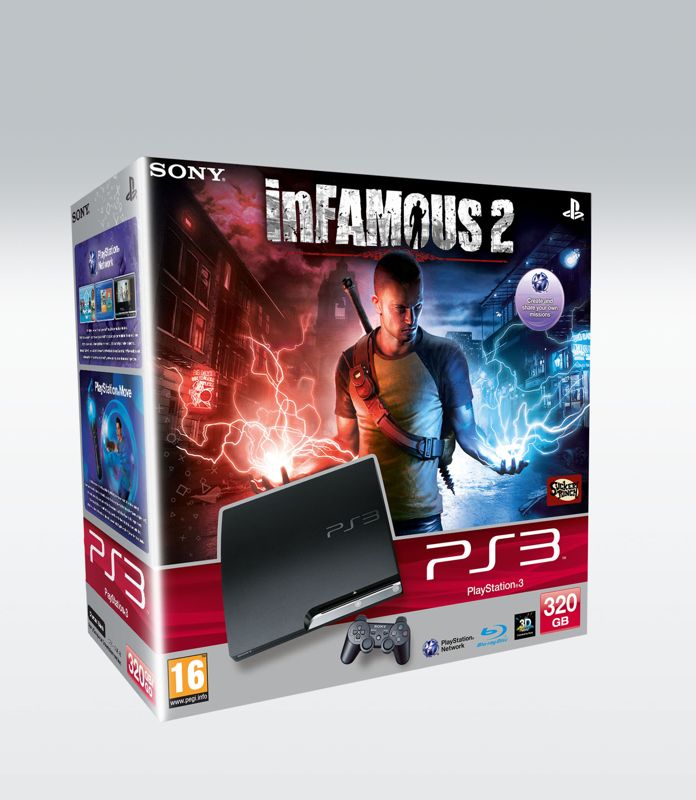 inFAMOUS 2 Other (inFAMOUS 2 Game Assets Disc): inFAMOUS 2 PS3 320GB 3D Pack