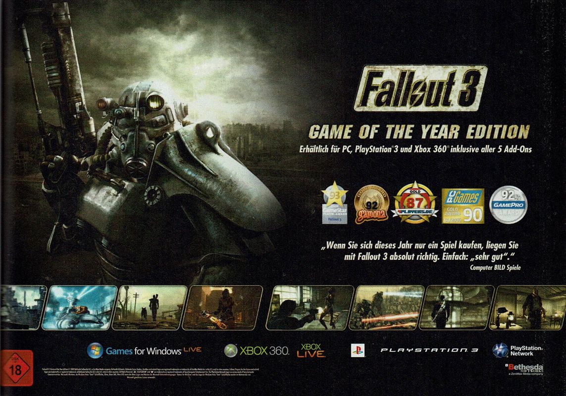  Fallout 3 - PlayStation 3 Game of the Year Edition