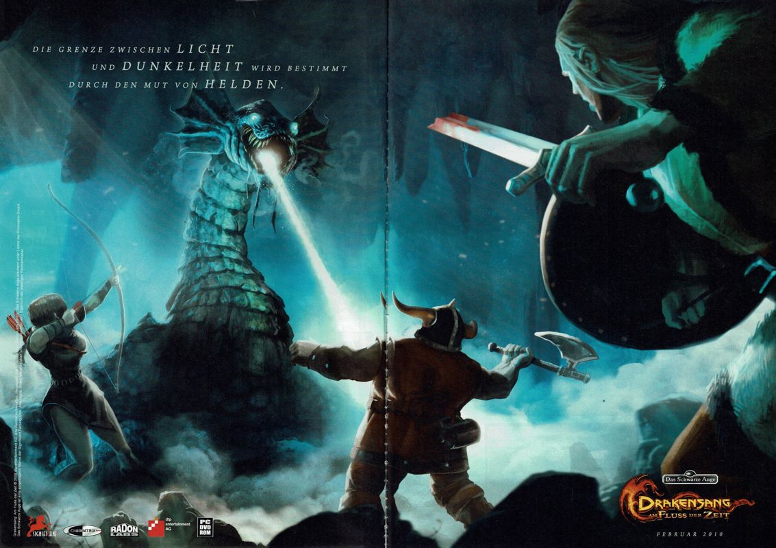 The Dark Eye: Drakensang - The River of Time Magazine Advertisement (Magazine Advertisements): GameStar (Germany), Issue 02/2010