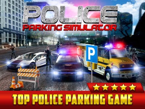 3D Police Parking Simulator Screenshot (iTunes Store)