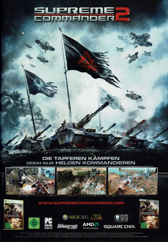 Supreme Commander 2 Magazine Advertisement (Magazine Advertisements): GameStar (Germany), Issue 05/2010