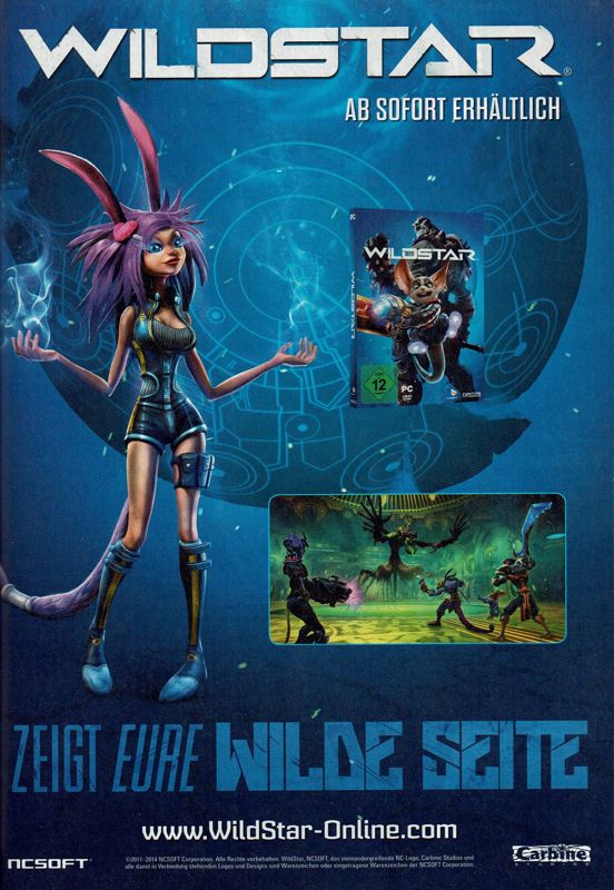 WildStar Magazine Advertisement (Magazine Advertisements): GameStar (Germany), Issue 07/2014