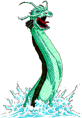 The Elder Scrolls Adventures: Redguard Concept Art (Official site - pre-production sketches (2001)): Sea Serpent