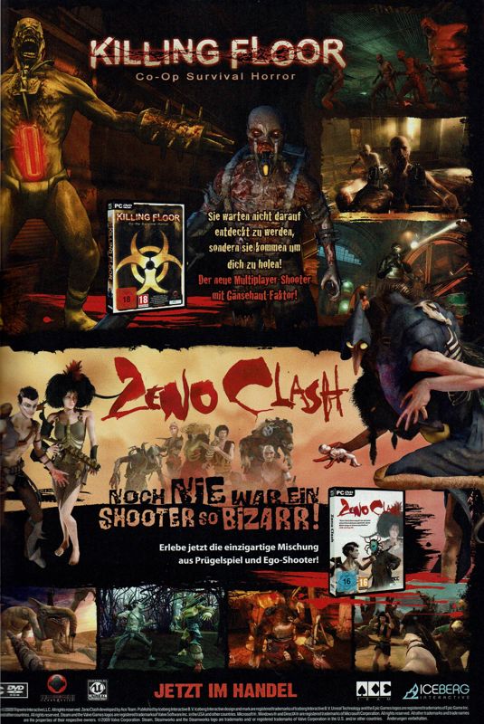Zeno Clash Magazine Advertisement (Magazine Advertisements): GameStar (Germany), Issue 05/2010